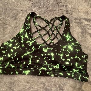 CVG XXL green and black bra Constantly Varied Gear